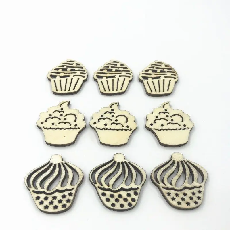 100 шт. полые украшения для торта скрапбукинг 30 мм|Пуговицы| |