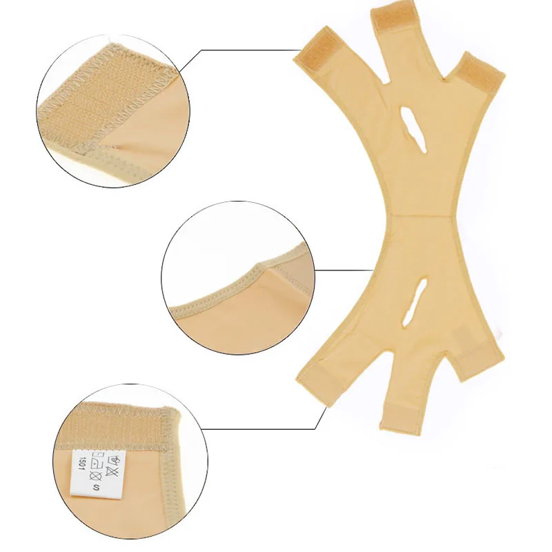 Эластичный Бандаж для лица тонкая V образная маска спортивная лента похудения