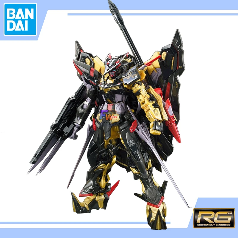 BANDAI Assembly Model RG 1/144 MBF-P01-Re2 GUNDAM ASTRAY GOLD FRAME AMATSU Action Toy Figures Gifts for Children