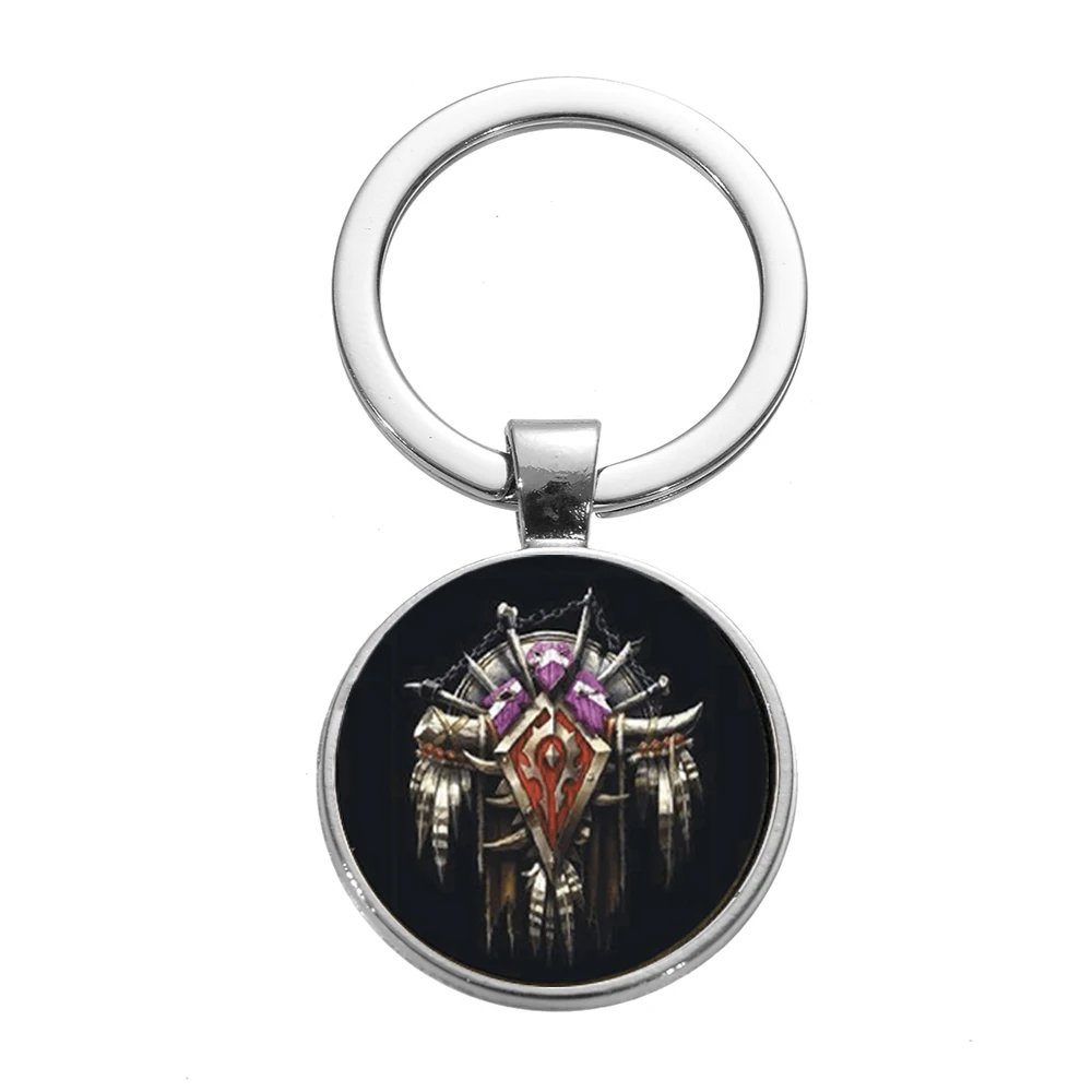 Новое поступление World of Warcraft Племенной баннер брелок для ключей флаг в стиле