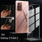 Мягкий прозрачный чехол из ТПУ для Samsung Galaxy Z Fold 2, прозрачный защитный чехол-накладка для Galaxy Z Fold2, противоударные чехлы