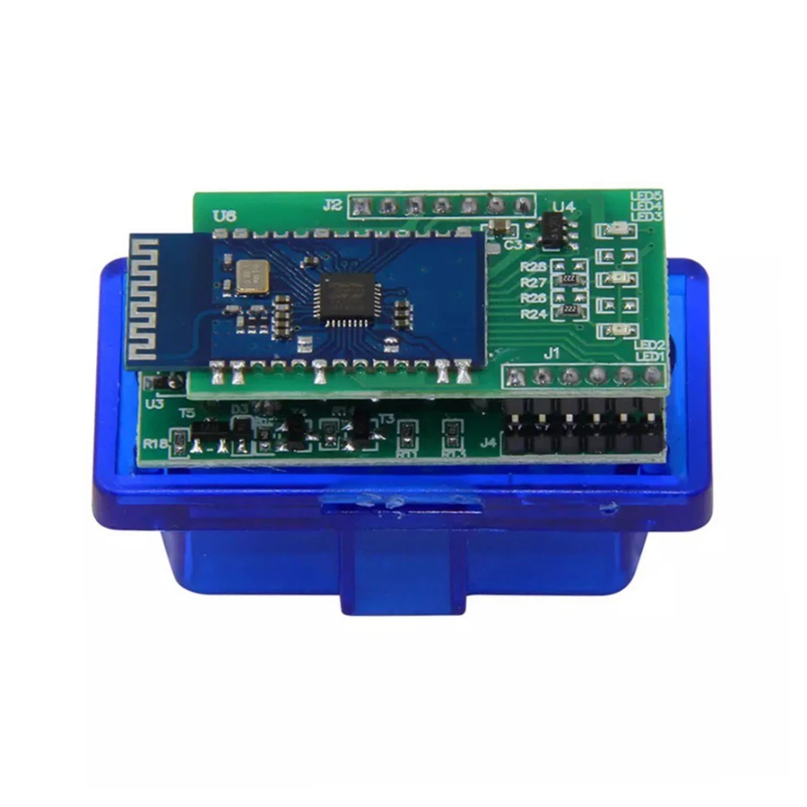 Автомобильный диагностический сканер ELM 327 Bluetooth V1.5 ELM327 PIC18F25K80 с двойной печатной