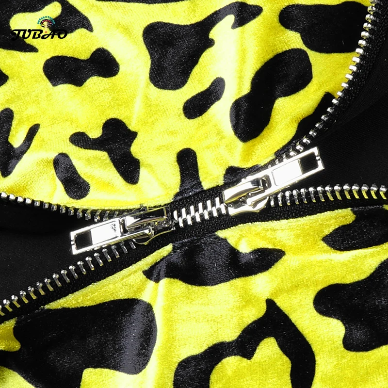 Leopard midi dress velvet long sleeve yellow turtleneck bodycon going out dinner for women office sexy elegant party club | Женская