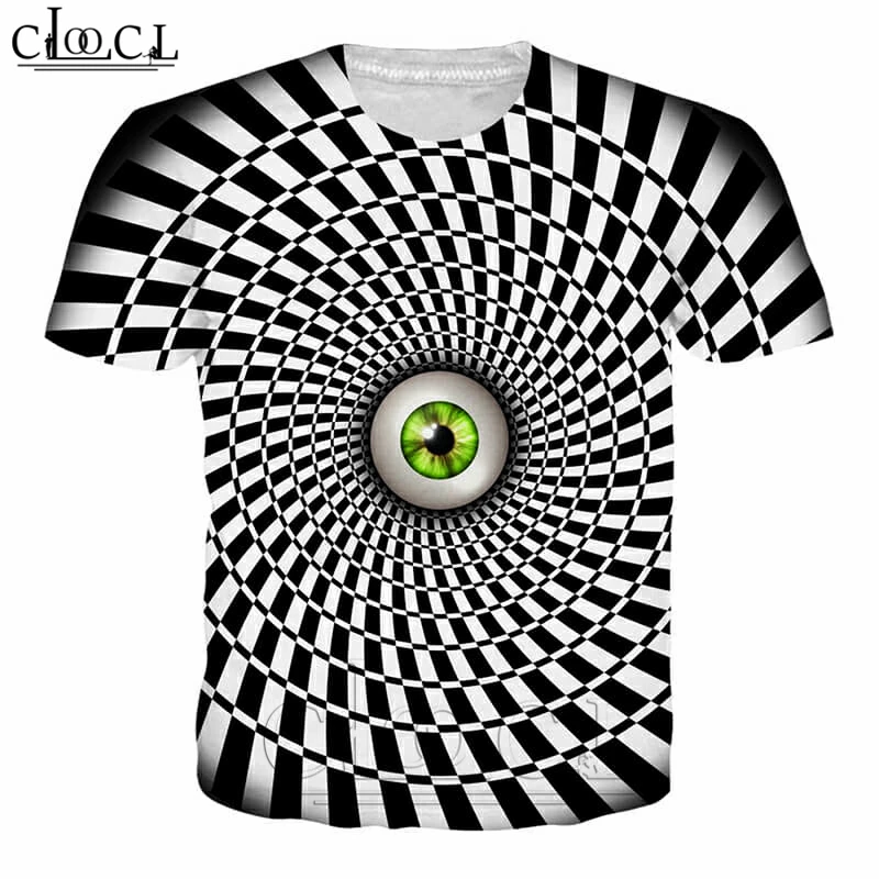 Европейская и американская мода футболка для Вертиго с 3D принтом Мужская