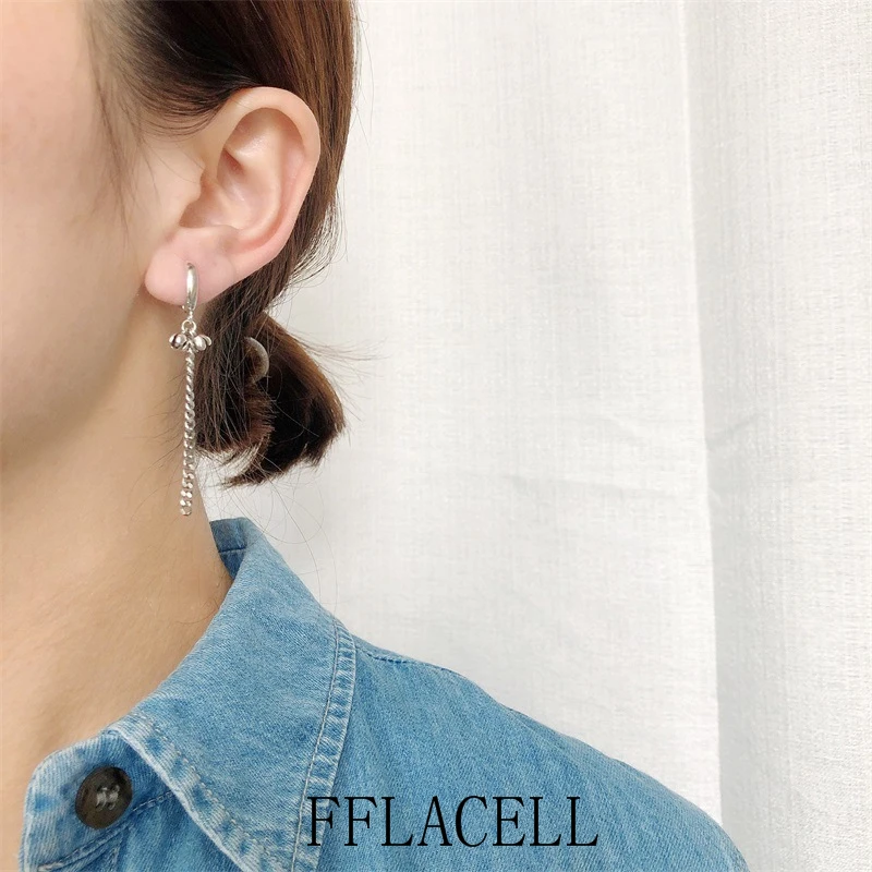 FFLACELL 2020 новые элегантные и универсальные асимметричные серьги в виде цветка Феи