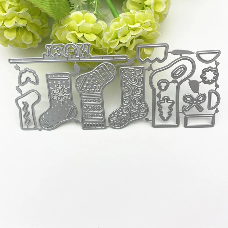 

Christmas Socks Metal Cutting Dies Stencil Scrapbooking DIY Album Stamp Paper Card Embossing Decoration
