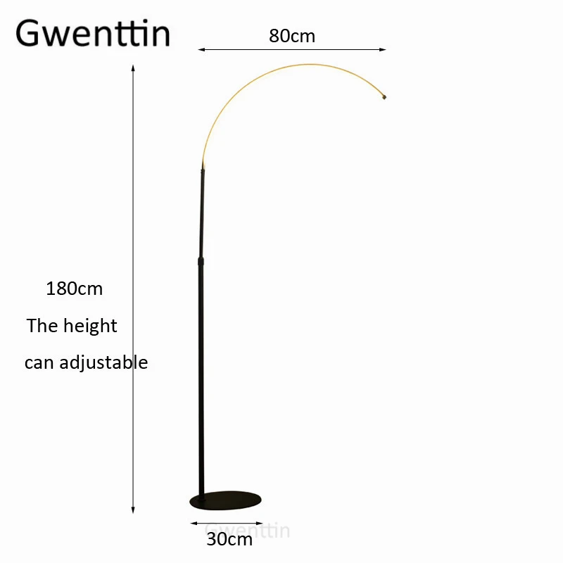 Современные Напольные лампы для рыбалки гостиной спальни прикроватная лампа