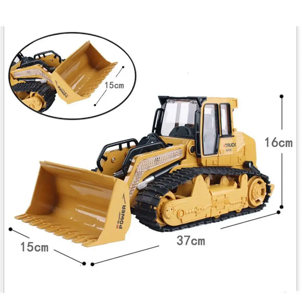 

Free Shipping 2.4G Remote Control Rc Excavator Toys Simulation RC Truck Toy RC Engineering Car Tractor Crawler Digger Brinquedos