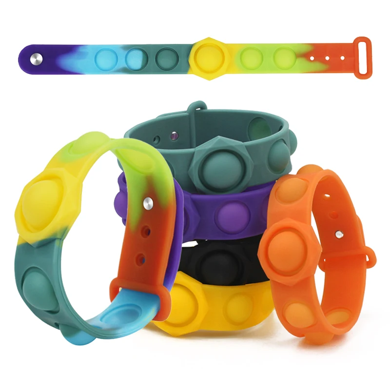 

Toy Autism Needs Squishy Reliever Adult Child Funny Anti-Stress Fidget It Decompression Gifts Wristband