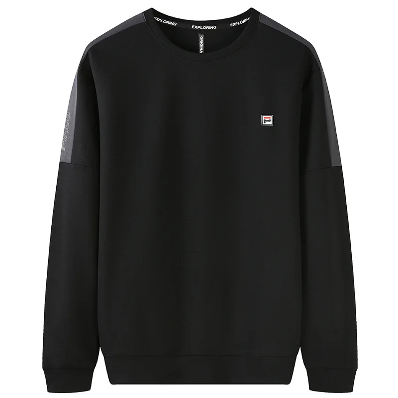 

Autumn fat t-shirt men's long sleeves loose and fat plus size fat man spring and autumn fat men's sweater fashion T-shirt