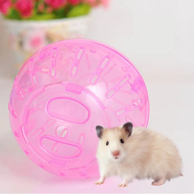 

Pet Rodent Mice Jogging Ball Toy Gerbil Rat Plastic Exercise Toys Portable Funny Solid Hamster Running Balls Small Pet Accessory