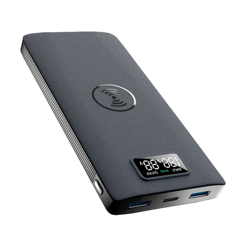 pd 100w lapt power bank 27000mah 65w super fast charge dual usb output mobile phone wireless charging free global shipping