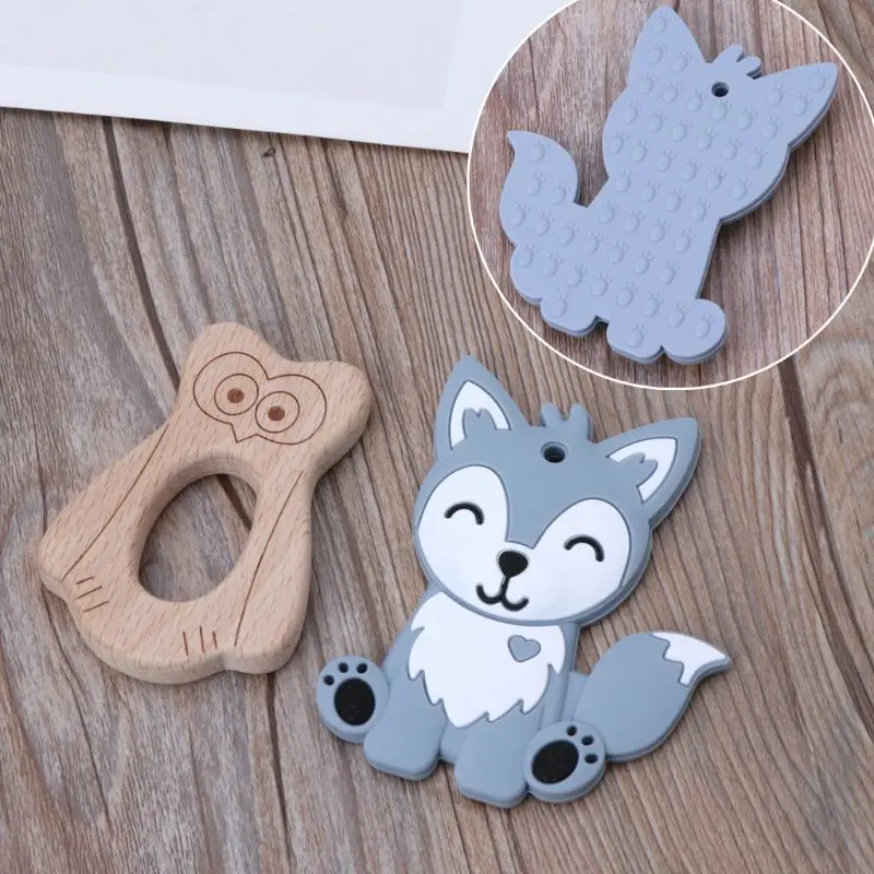 DIY Детский Прорезыватель для зубов игрушка кормления ожерелье браслет