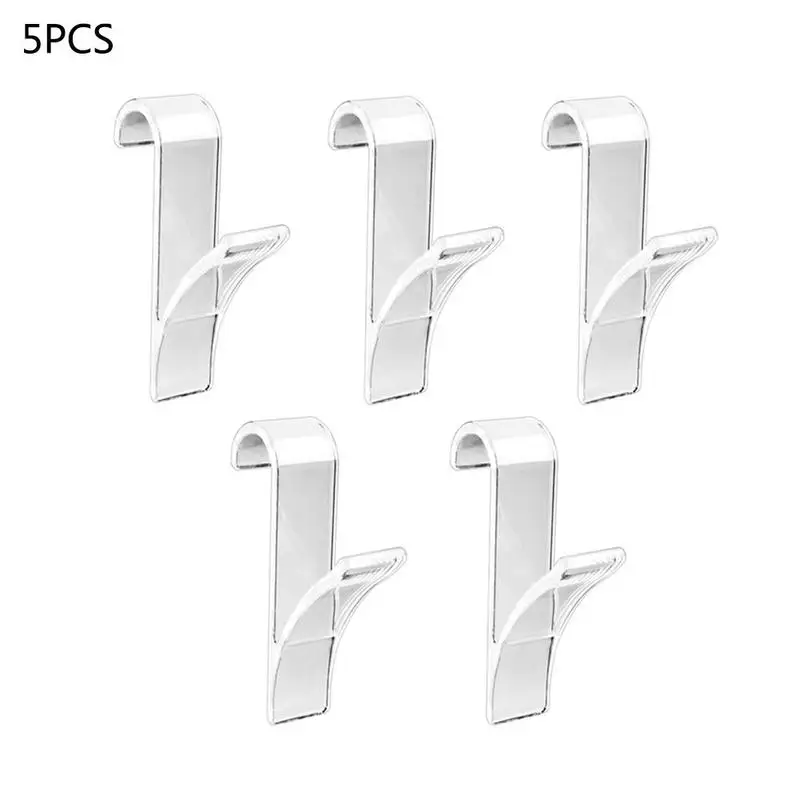 5pcs White/Transparent Multifunction Radiator Hook High Quality Plastic Bathroom Towel Unbrella Clothes Rack Decor | Дом и сад