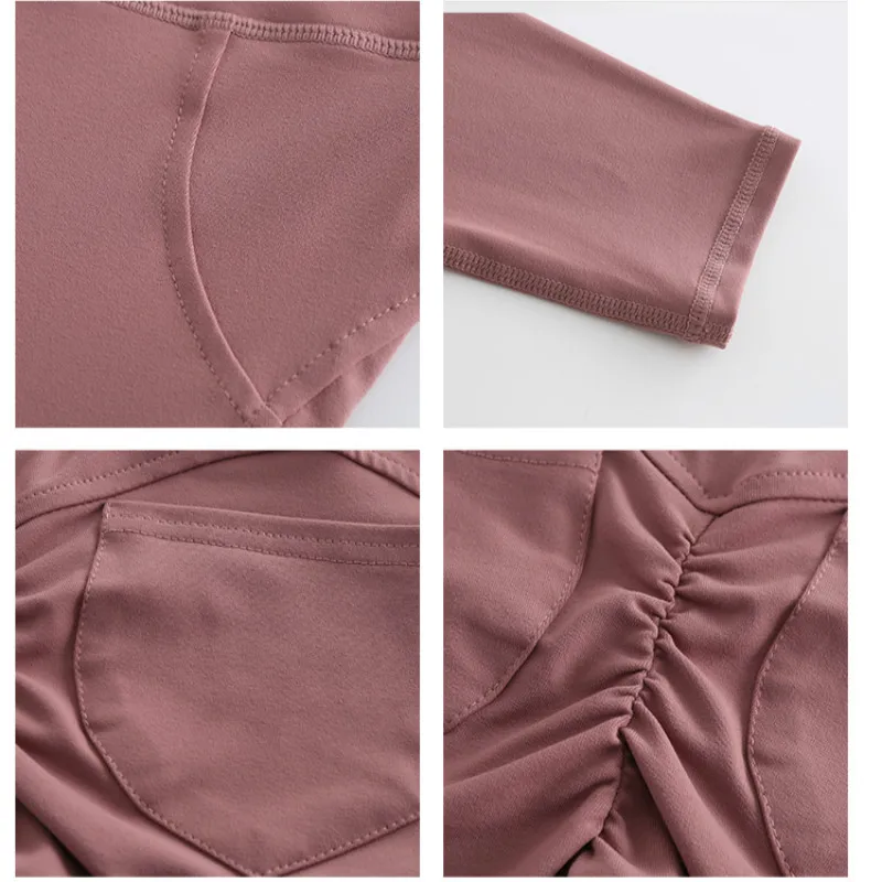 

Sexy Pocket Hips Up Gym Sport Tights Women Quick Dry High Waist Yoga Fitness Leggings Squatproof Yoga Workout Skinny Pants