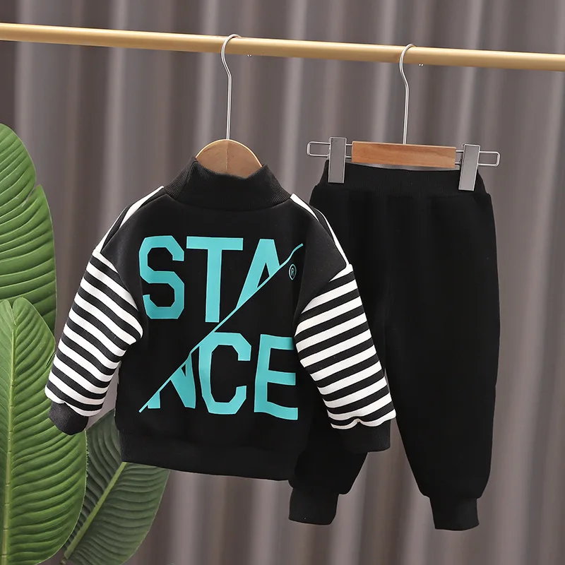 

Зимний спортивный костюм для мальчиков, с длинным рукавом и надписью