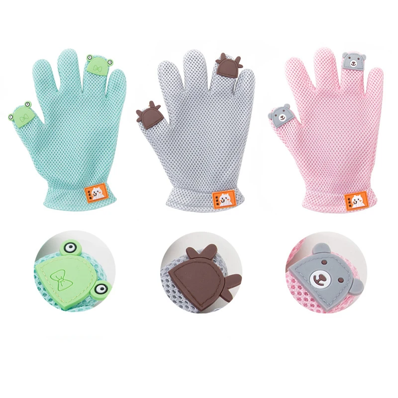 Силиконовая перчатка для ухода за кошкой щетка удаления волос домашних животных