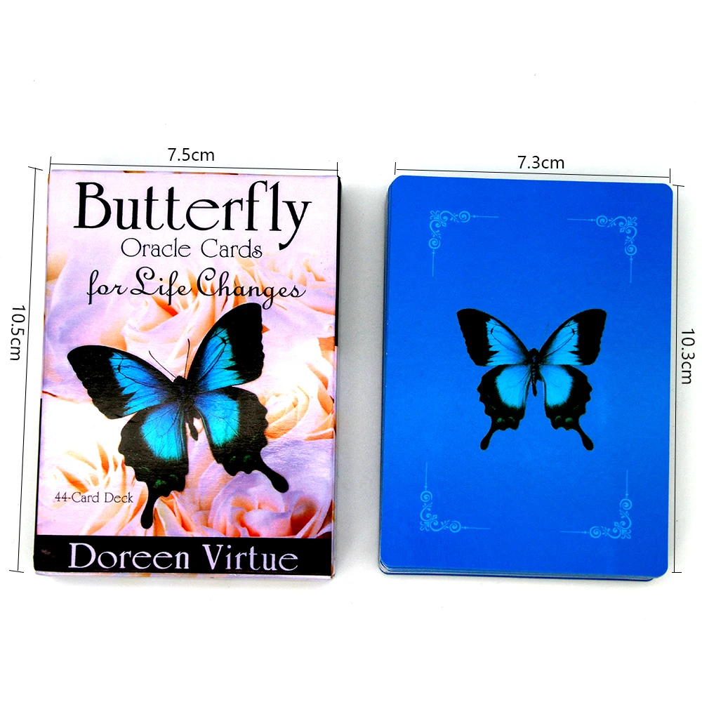 Cartas de or&aacute;culo de mariposa para cambios de vida: una baraja de 44 cartas y tarjetas de gu&iacute;a-4