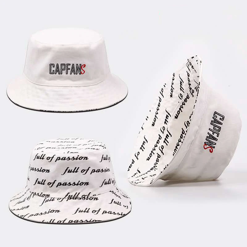 Двусторонняя хлопковая Панама в стиле хип хоп шапка большого размера с вышивкой