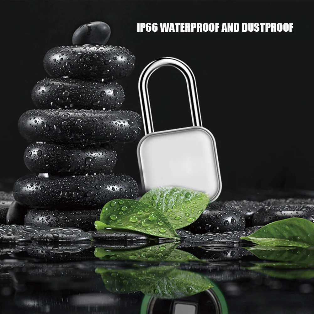 

Wireless Bluetooth Padlock Lock Keyless Remote Control Locker Metal Design Wireless App Control Padlock For Android IOS