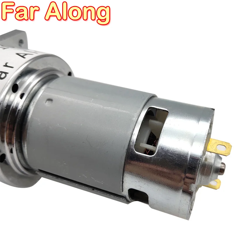 Низкоскоростной мотор редуктор постоянного тока с высоким крутящим моментом 12 В