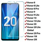 Закаленное стекло для Huawei Honor 9X 8X, Защитное стекло для Honor 20 PRO, 9, 8 Lite, 9A, 9C, 9S, 8A, 8C, 8S, 7A, 7C, 7S, 10i, 9i, V9, стекло