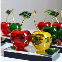 crystal cherry creative home decoration crafts office restaurant bar decoration gifts wedding christmas supplies
