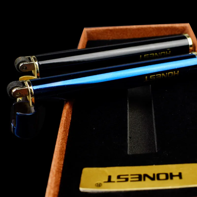 HONEST Creative Handy Зажигалка для сигарет форма кремневое колесо бутан многоразовая