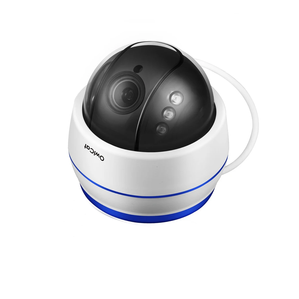 Купольная IP камера OwlCat 5 Мп HD PTZ Wi Fi аудио микрофон Беспроводная сетевая
