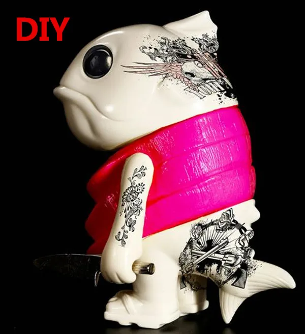 Mame Moyashi Maguro Senpai лосось тунец рыба Виниловая фигурка модная игрушка DIY | Игрушки и