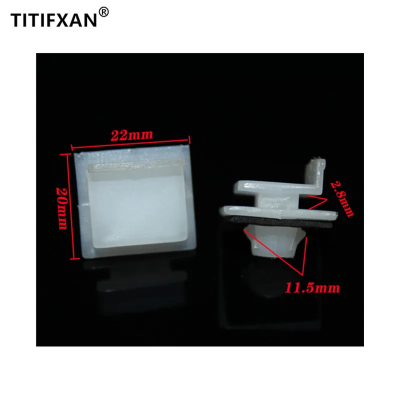 

5PCS Door Guard Bottom Edge Envelope Side Skirt Clamp For Honda old Fit City clip fastener