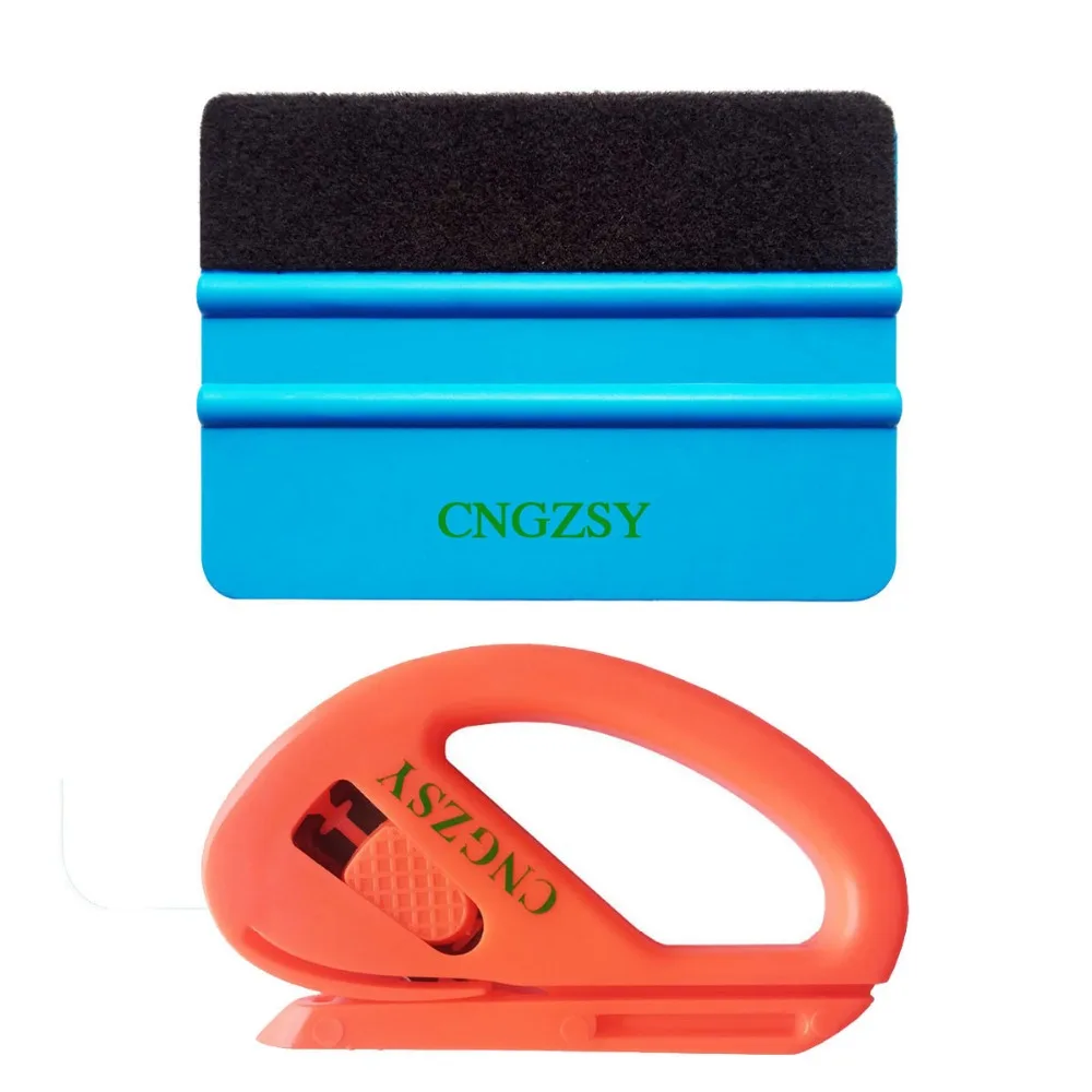 Авто окна автомобиля виниловая пленка обертывание установка инструмент