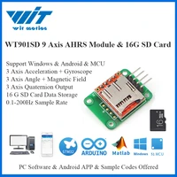 witmotion 16g card storage wt901sd 9 axis sensor digital angle accelerometer gyro magnetometer mpu9250 for pcandroidmcu