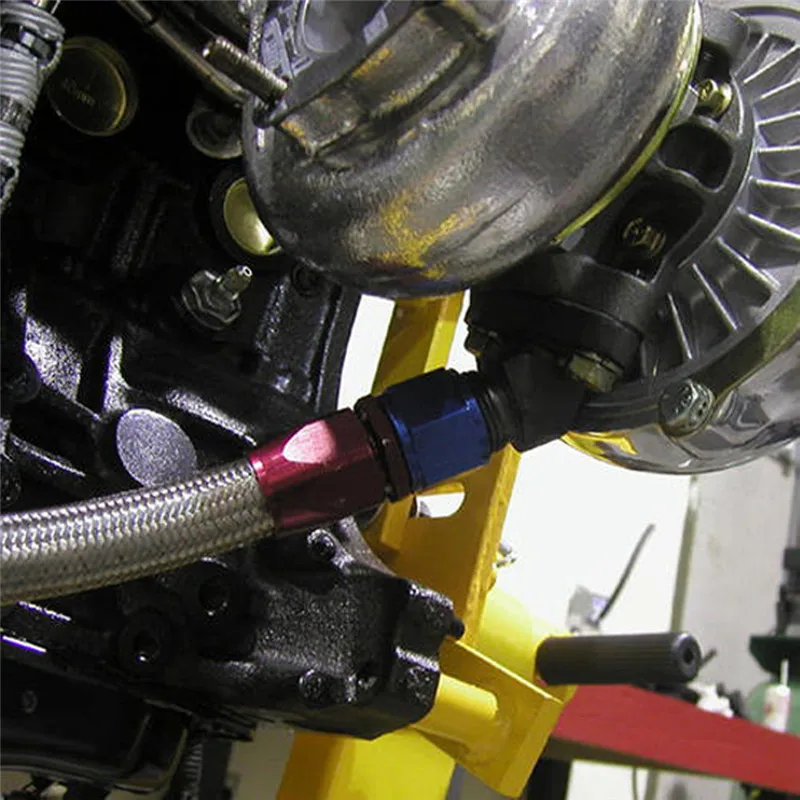 Прямой Поворотный Масляный топливный фитинг адаптер трубы соединения