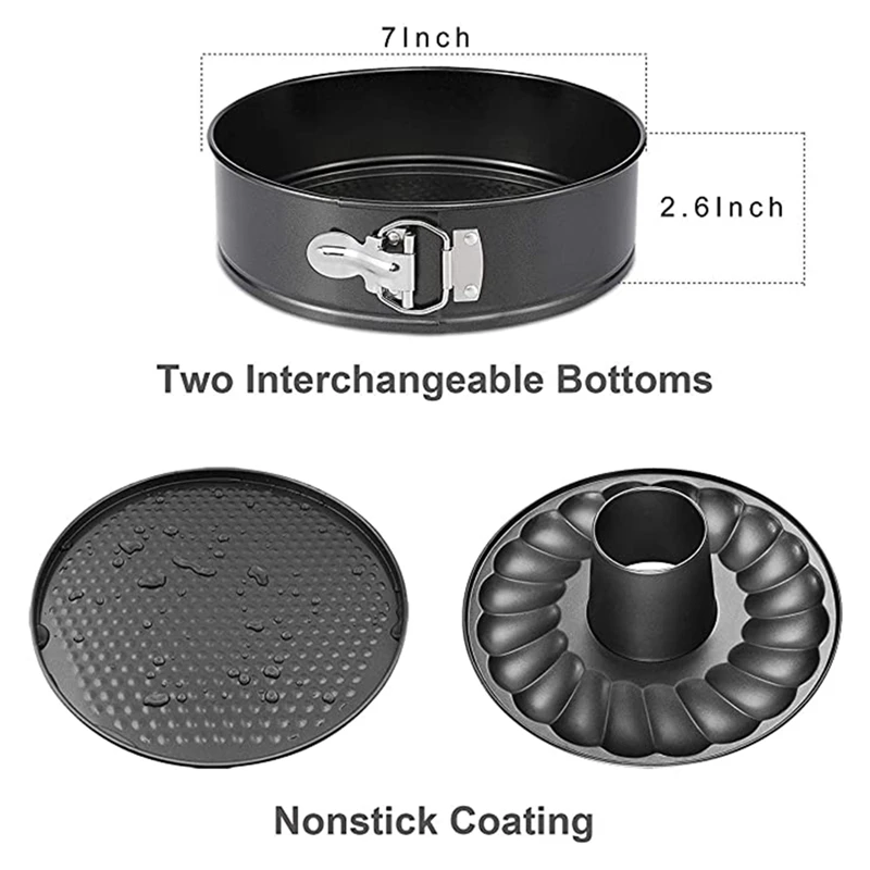 7 дюймов Пан пан чизкейк мороженого для выпекания пирогов антипригарная посуда