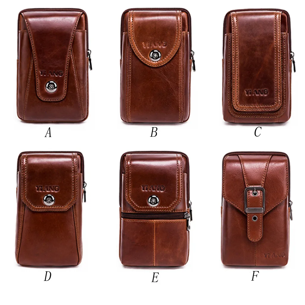 Новый дизайн модный мужской однотонный кожаный кошелек на молнии для монет