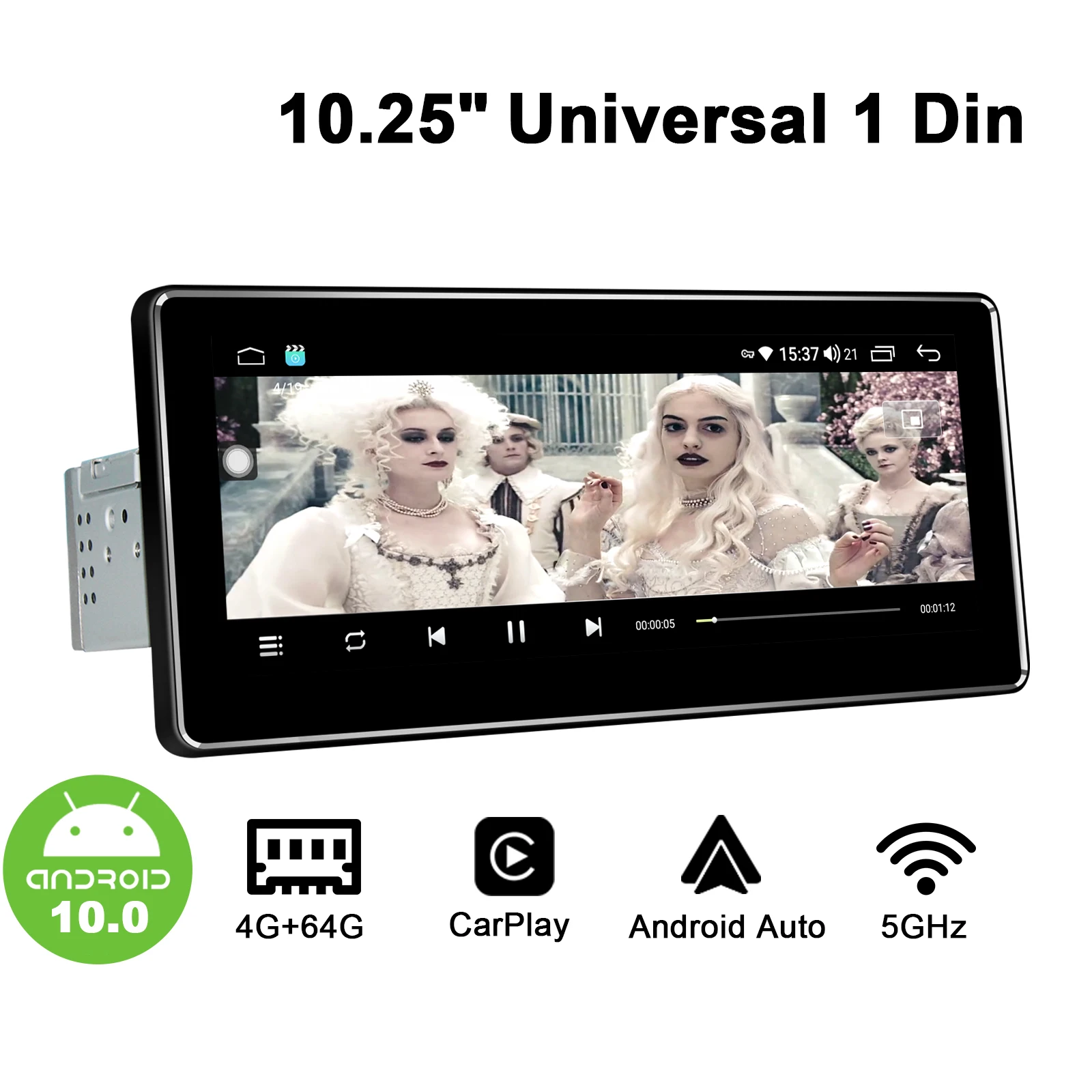 Универсальный Автомобильный мультимедийный плеер JOYING Android IPS экран 10 25 дюйма 1 din