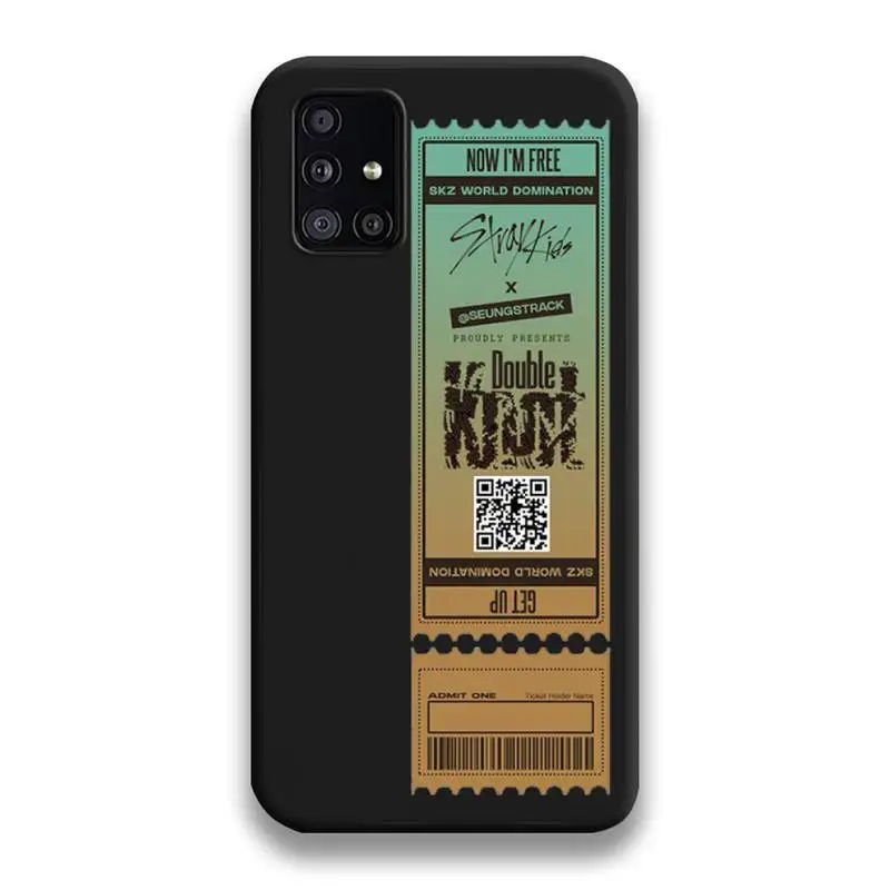 

Stray Kids Air tickets Design Phone Case For Samsung Galaxy A21S A01 A11 A31 A81 A10 A20E A30 A40 A50 A70 A80 A71 A51