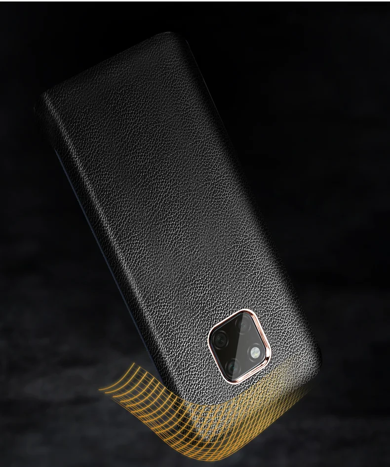 Бескаркасный чехол для телефона huawei mate 20 mate 20 Pro полностью зернистая кожа бизнес Ретро винтажный Чехол для задней панели из натуральной воловьей кожи