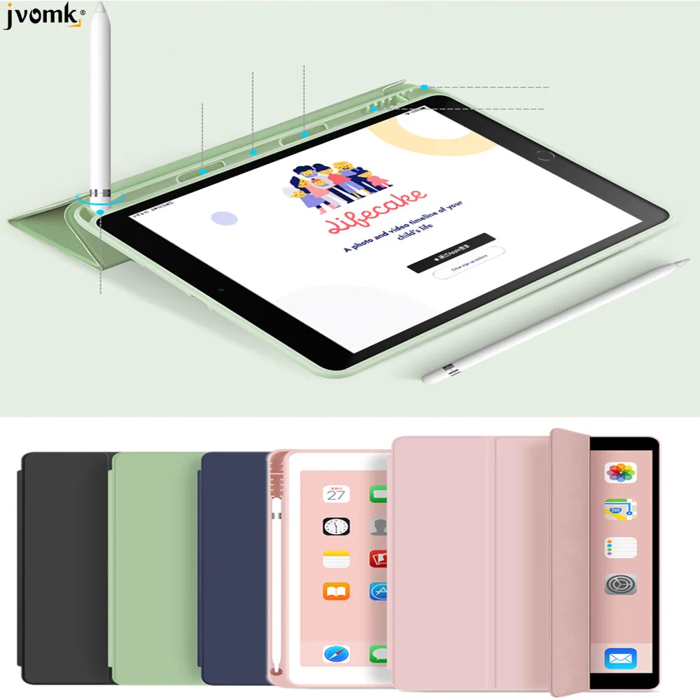 Чехол для нового iPad Air 3 10 5 дюйма с держателем карандашей тонкий трехскладной