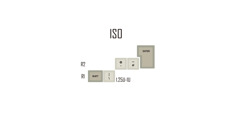 SA 1980S ISO x1 Domikey SA abs doubleshot набор ключей 1980s 80s SA профиль для mx stem клавиатуры покер 87 104 gh60 xd64 xd68 xd84 xd96 xd75 xd87 - Цвет: SA 1980S ISO x1