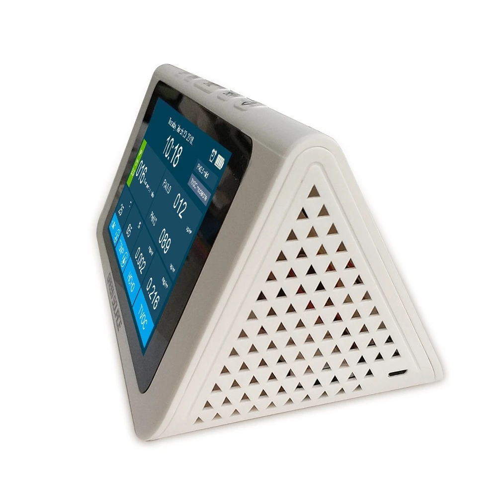 Детектор формальдегида PM2.5 TVOC HCHO термометр гигрометр AQI ЖК дисплей детектор
