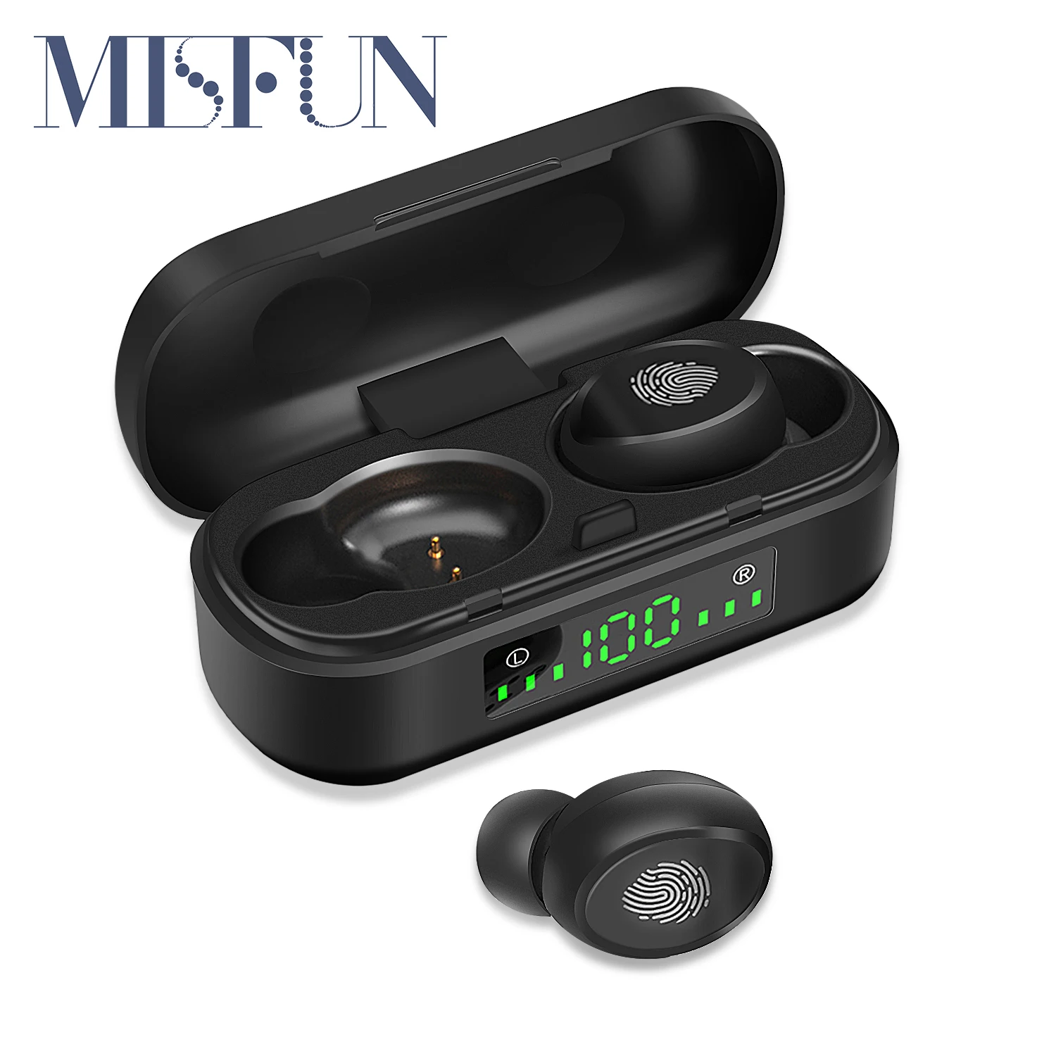 MISFUN наушники вкладыши TWS Bluetooth 5 0 Беспроводной IPX 7 Водонепроницаемый мини