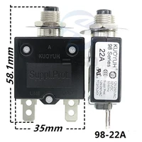 3pcs taiwan kuoyuh 98 series 22a overcurrent protector overload switch
