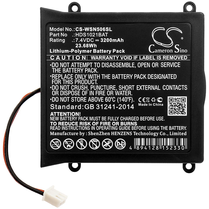 

Cameron Sino HDS1021BAT Battery for Owon HDS-N oscilloscope HDS1021M 3200mAh
