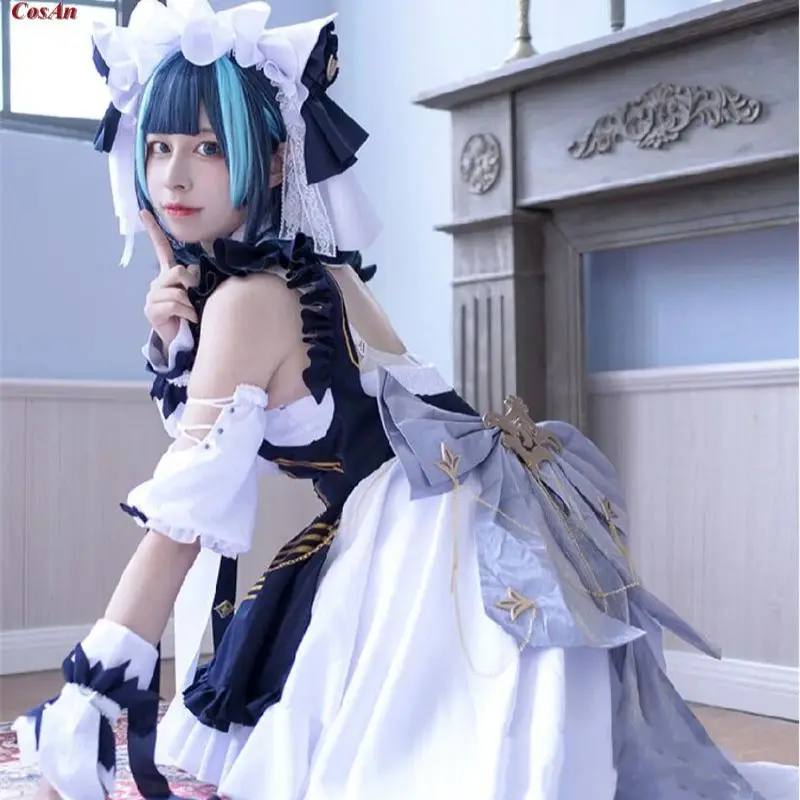 

Hot Game Azur Lane Cheshire Cosplay Costume Beautiful Gorgeous Formal Dress Activity Party Role Play Clothing High-End S-XL