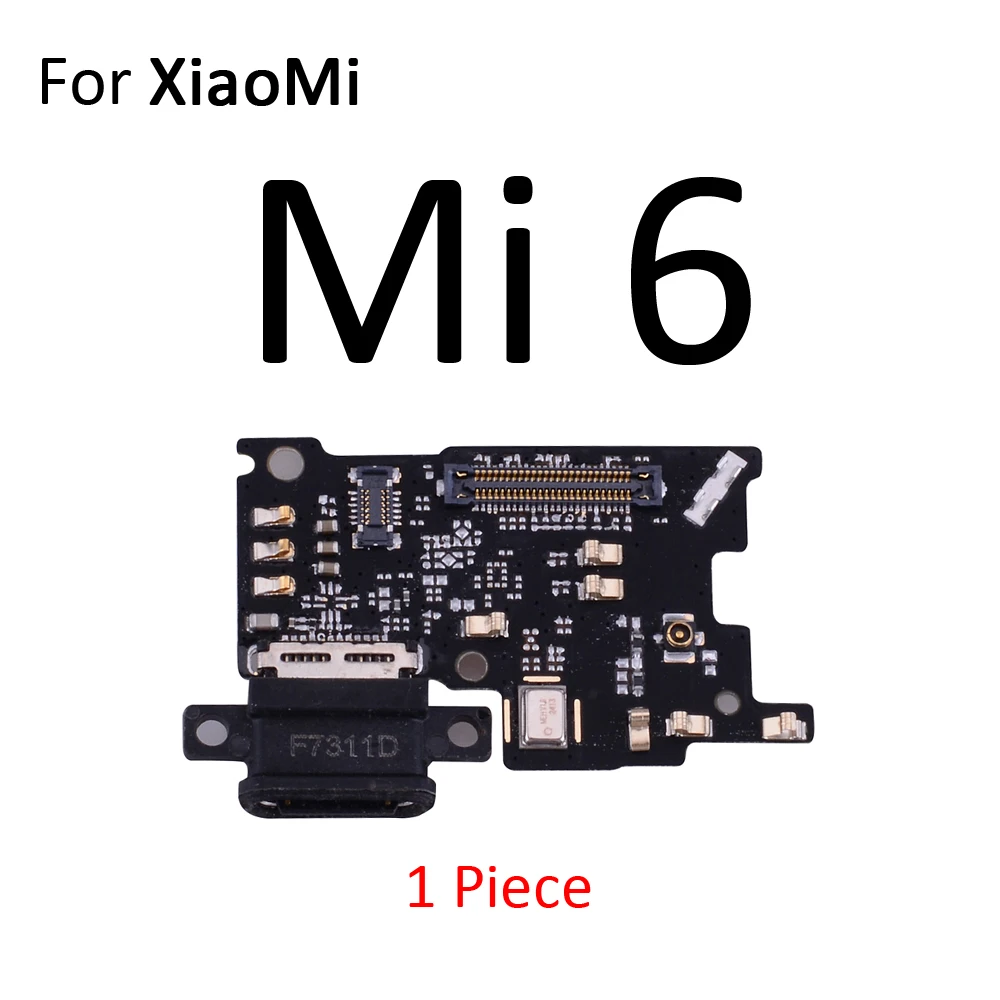 Плата с USB-портом для зарядки и микрофоном шлейф XiaoMi Mi 6 Mix 2S Max 3 2 6X 5X | Мобильные