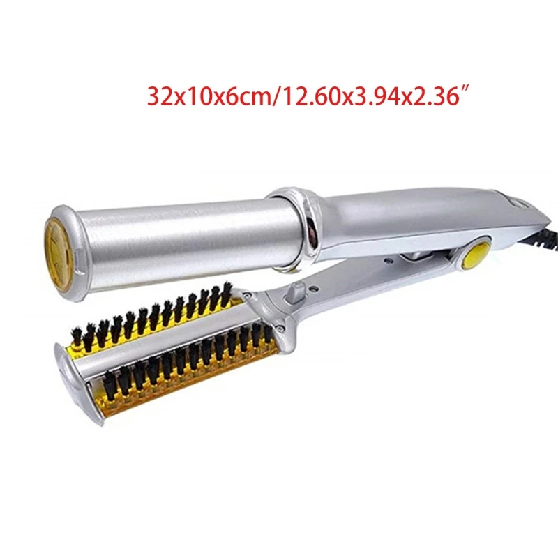 

Professional Hair Straightening Iron Curling Iron Straightener&Curler Styler