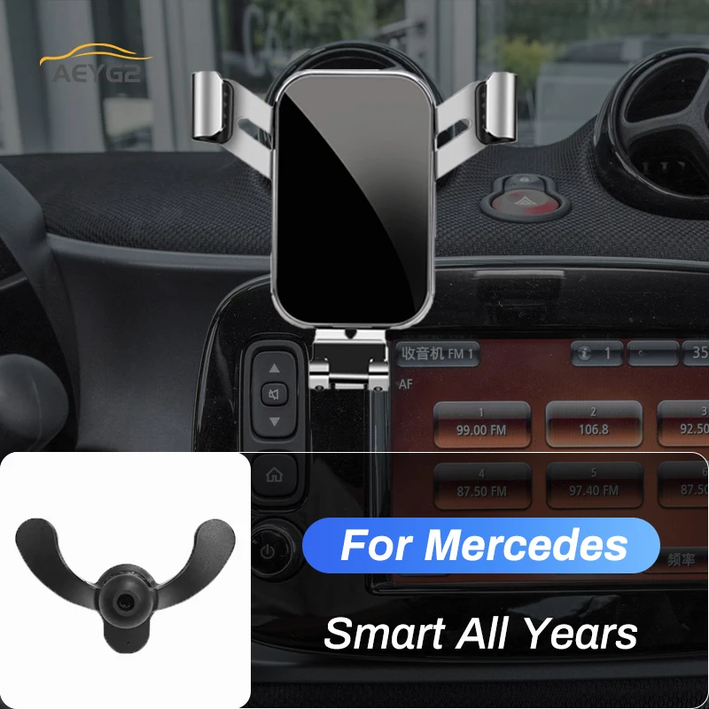 

For Mercedes Benz Smart 451 Fortwo 453 Forfour Car Mobile Phone Holder Air Vent Mount Special Navigation Bracket Gravity Stand
