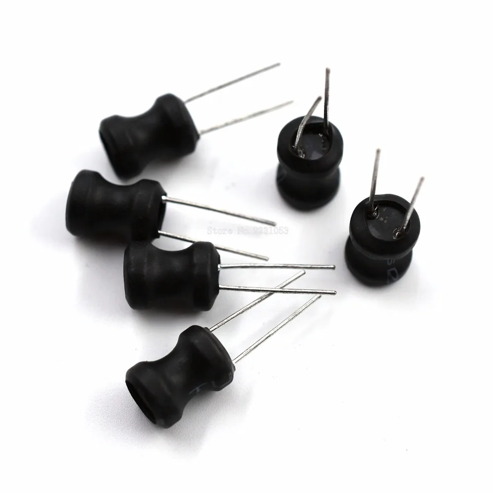 10 шт. силовой индуктор DIP 8*10 мм 8x10 2.2UH 4.7UH 10uH 22uH 100uH 330uH 470uH 1MH 2.2MH 4.7MH 10MH индуктивность 2